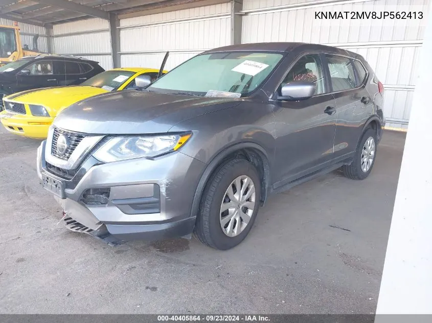 2018 Nissan Rogue S/Sv VIN: KNMAT2MV8JP562413 Lot: 40405864