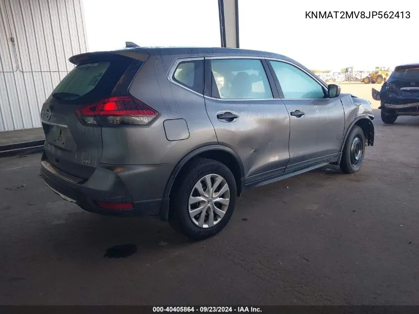 2018 Nissan Rogue S/Sv VIN: KNMAT2MV8JP562413 Lot: 40405864