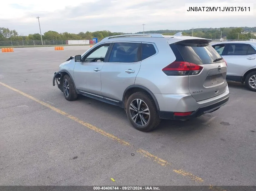 JN8AT2MV1JW317611 2018 Nissan Rogue Sl