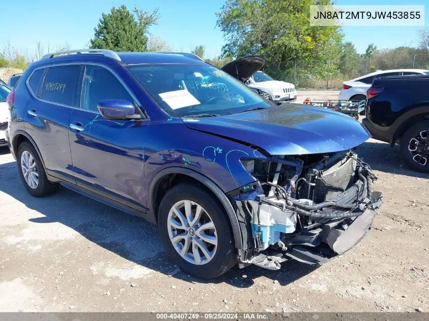 2018 Nissan Rogue Sv VIN: JN8AT2MT9JW453855 Lot: 40407249