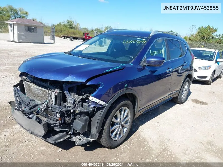 2018 Nissan Rogue Sv VIN: JN8AT2MT9JW453855 Lot: 40407249