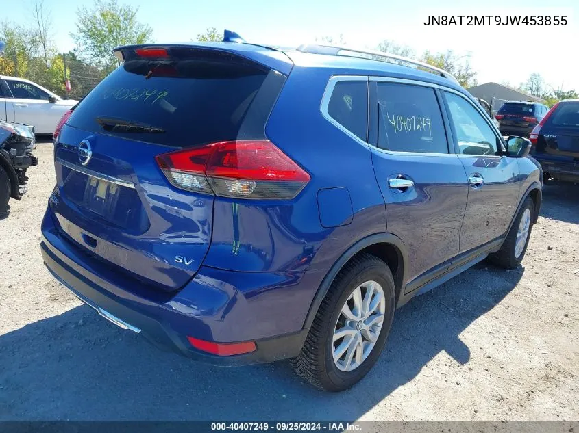 2018 Nissan Rogue Sv VIN: JN8AT2MT9JW453855 Lot: 40407249