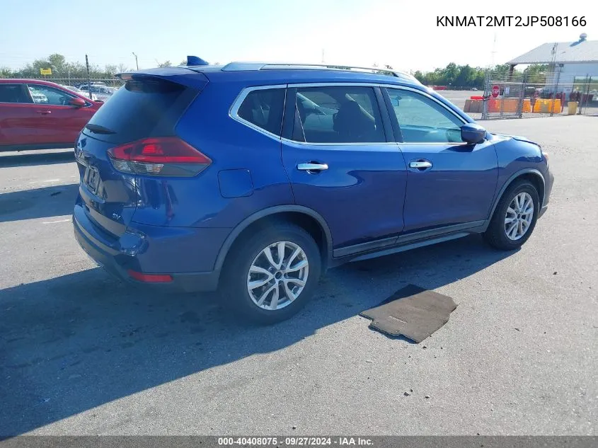 2018 Nissan Rogue Sv VIN: KNMAT2MT2JP508166 Lot: 40408075