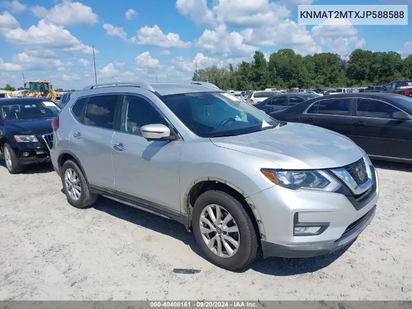 2018 Nissan Rogue Sv VIN: KNMAT2MTXJP588588 Lot: 40408161