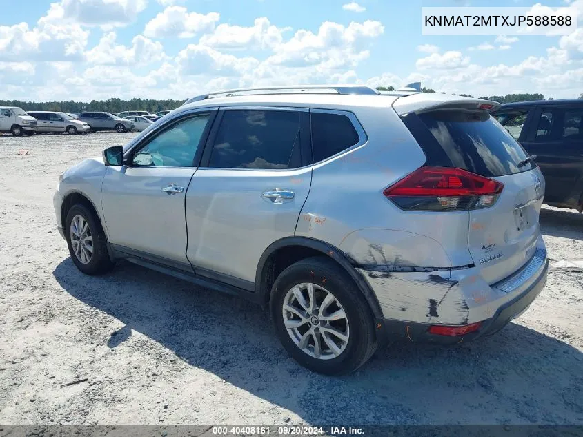 KNMAT2MTXJP588588 2018 Nissan Rogue Sv