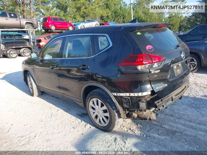 2018 Nissan Rogue S/Sv VIN: KNMAT2MT4JP527818 Lot: 40408586