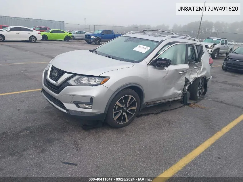 2018 Nissan Rogue Sl VIN: JN8AT2MT7JW491620 Lot: 40411047