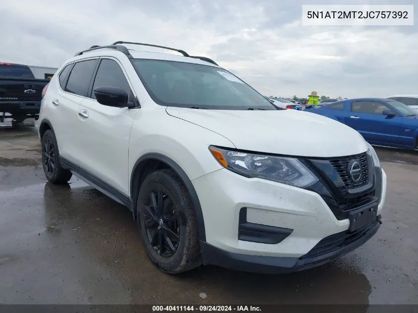 2018 Nissan Rogue Sv VIN: 5N1AT2MT2JC757392 Lot: 40411144