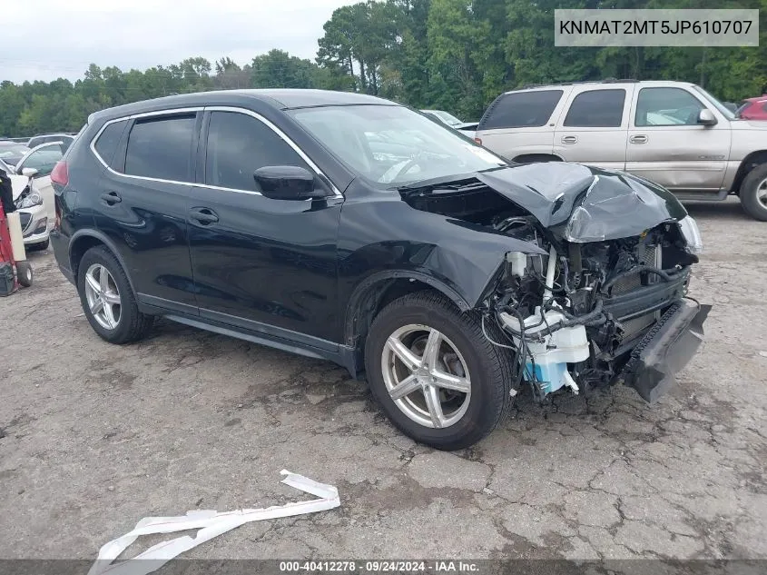 2018 Nissan Rogue S VIN: KNMAT2MT5JP610707 Lot: 40412278