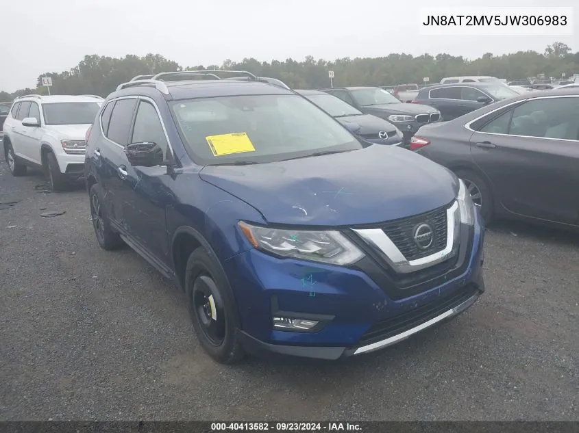 2018 Nissan Rogue S/Sl/Sv VIN: JN8AT2MV5JW306983 Lot: 40413582