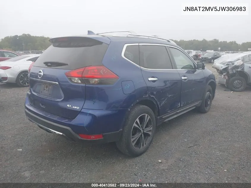 2018 Nissan Rogue S/Sl/Sv VIN: JN8AT2MV5JW306983 Lot: 40413582