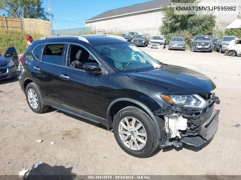 2018 Nissan Rogue S/Sv VIN: KNMAT2MV3JP595982 Lot: 40415079