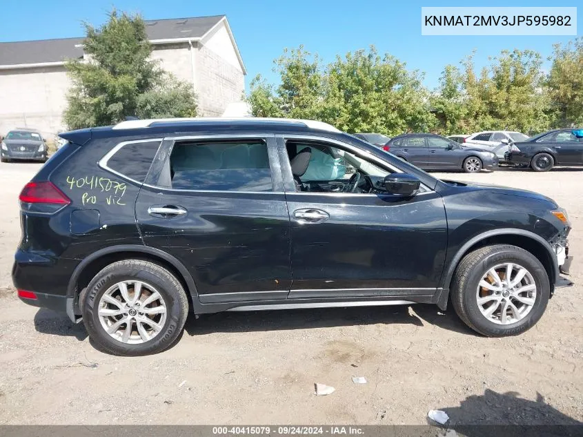 KNMAT2MV3JP595982 2018 Nissan Rogue S/Sv