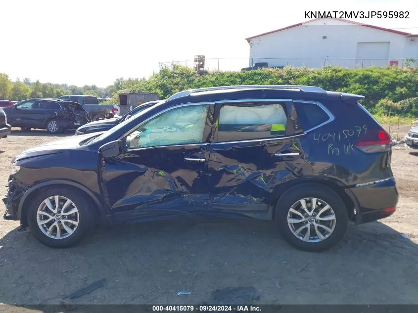 2018 Nissan Rogue S/Sv VIN: KNMAT2MV3JP595982 Lot: 40415079