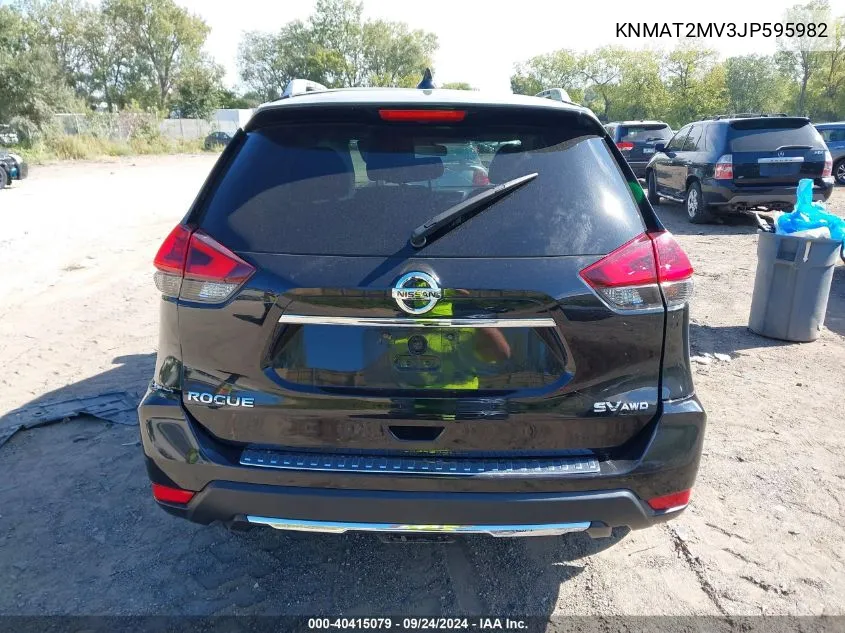 2018 Nissan Rogue S/Sv VIN: KNMAT2MV3JP595982 Lot: 40415079