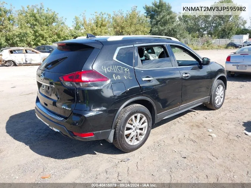 KNMAT2MV3JP595982 2018 Nissan Rogue S/Sv