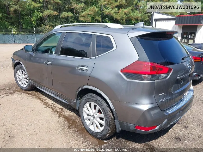 2018 Nissan Rogue Sv VIN: JN8AT2MV8JW301096 Lot: 40415390