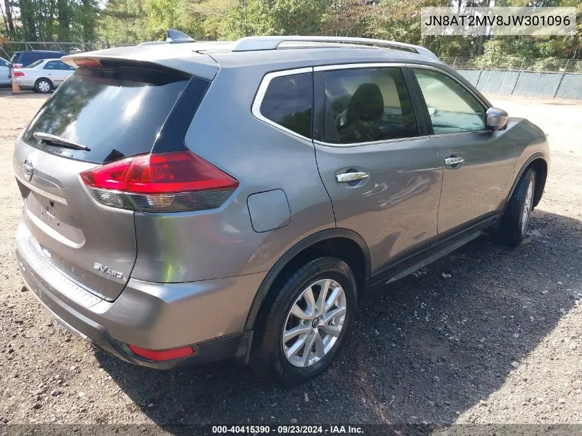 2018 Nissan Rogue Sv VIN: JN8AT2MV8JW301096 Lot: 40415390