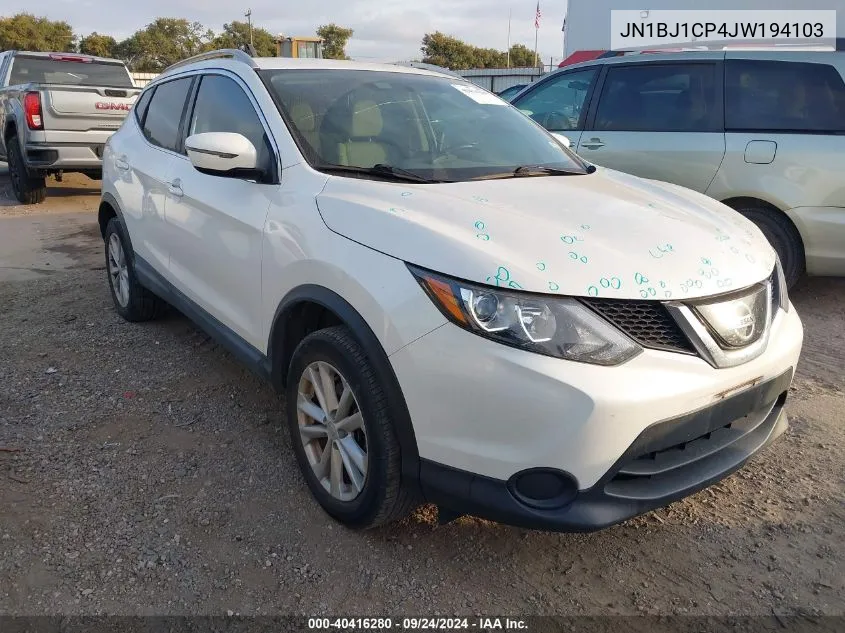 JN1BJ1CP4JW194103 2018 Nissan Rogue Sport S/Sv/Sl