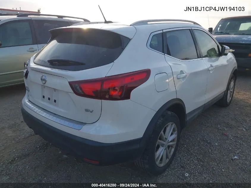 JN1BJ1CP4JW194103 2018 Nissan Rogue Sport S/Sv/Sl