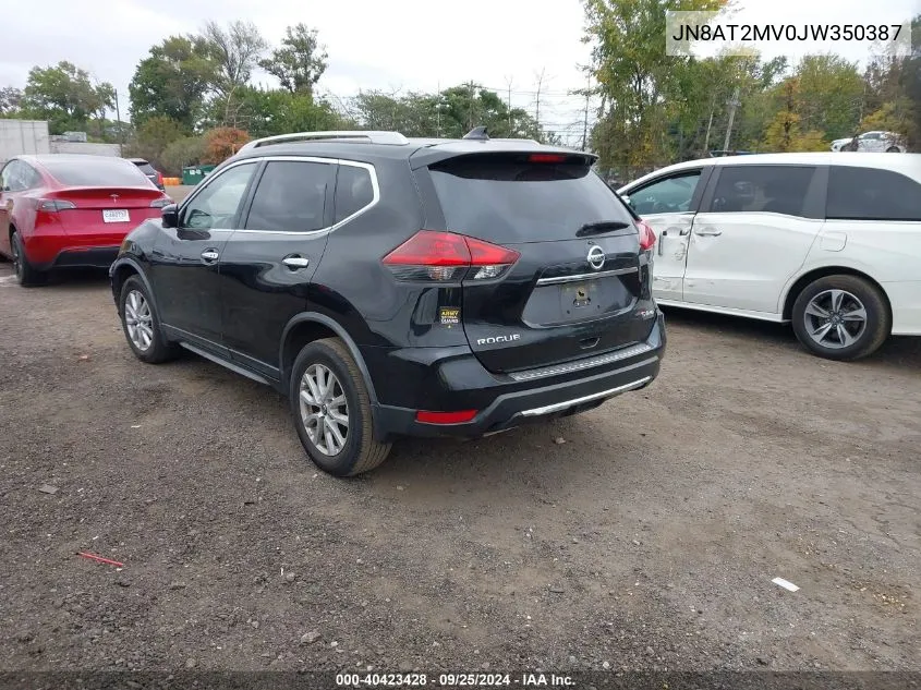 JN8AT2MV0JW350387 2018 Nissan Rogue Sv