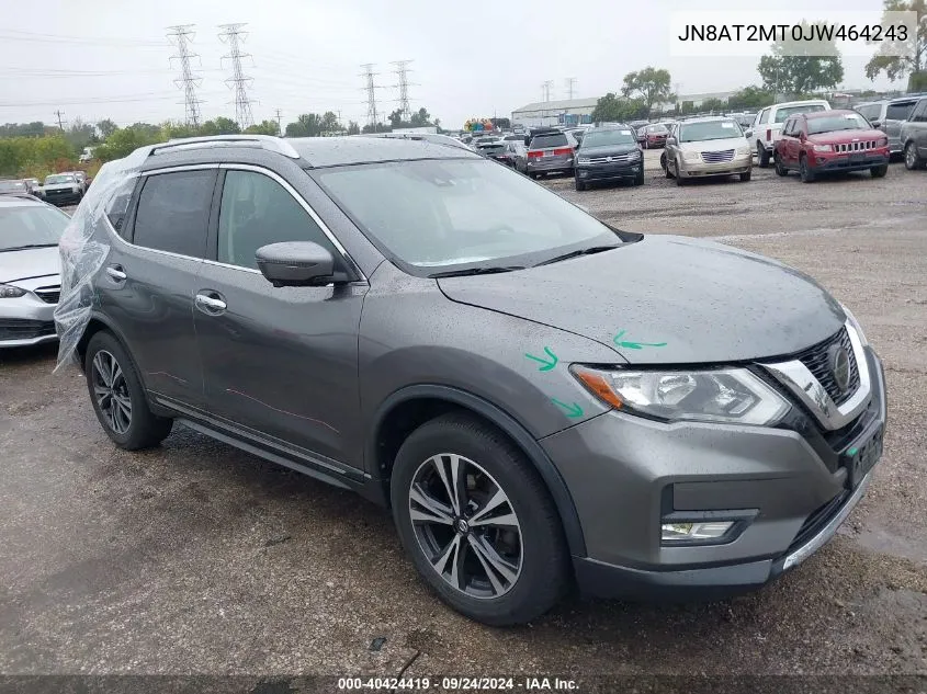 2018 Nissan Rogue S/Sl/Sv VIN: JN8AT2MT0JW464243 Lot: 40424419