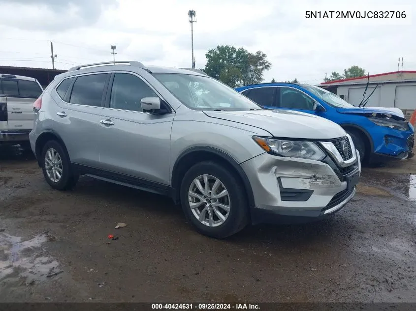 5N1AT2MV0JC832706 2018 Nissan Rogue Sv