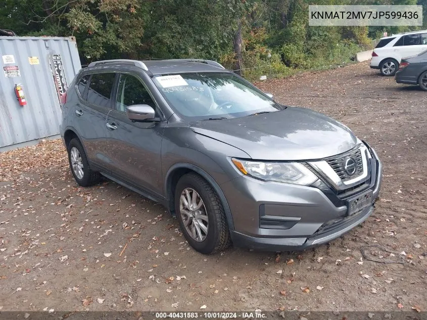 2018 Nissan Rogue Sv VIN: KNMAT2MV7JP599436 Lot: 40431583