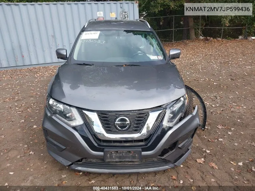 KNMAT2MV7JP599436 2018 Nissan Rogue Sv