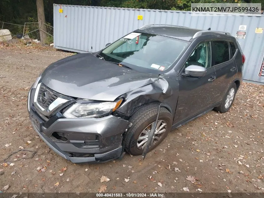 KNMAT2MV7JP599436 2018 Nissan Rogue Sv