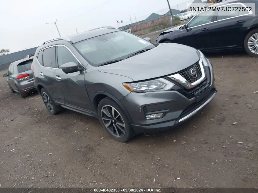 5N1AT2MV7JC727502 2018 Nissan Rogue Sv/Sl