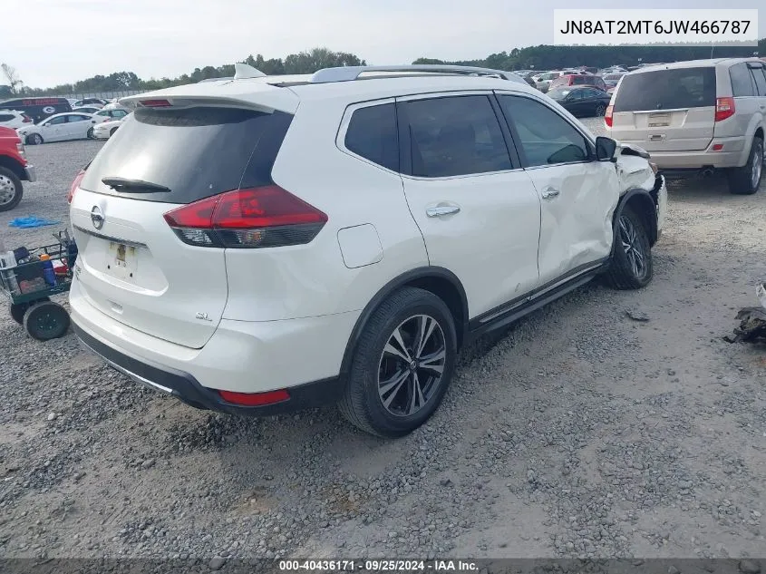 2018 Nissan Rogue Sl VIN: JN8AT2MT6JW466787 Lot: 40436171