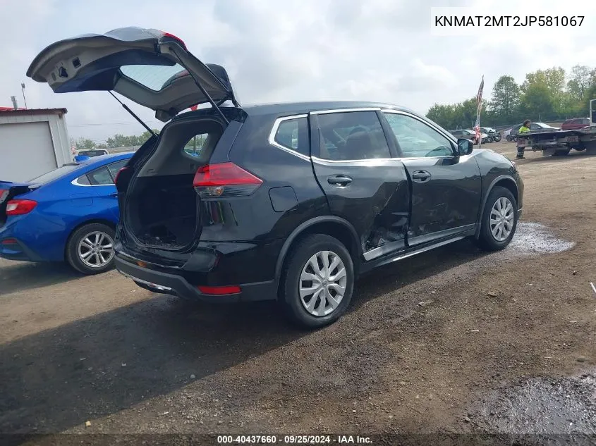 KNMAT2MT2JP581067 2018 Nissan Rogue S