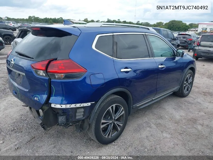 5N1AT2MT9JC740492 2018 Nissan Rogue Sl