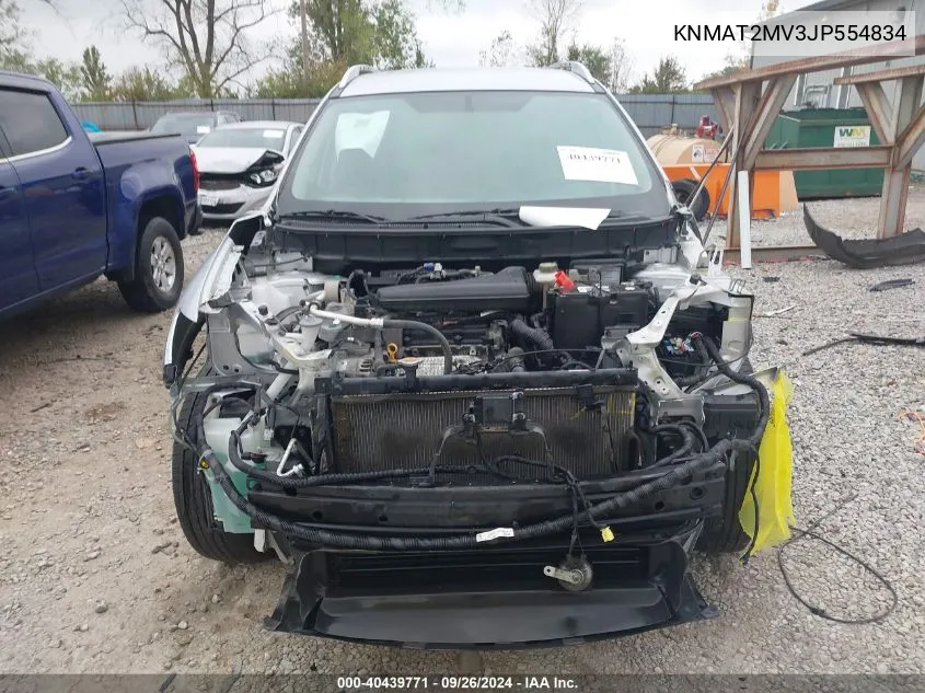 KNMAT2MV3JP554834 2018 Nissan Rogue S/Sv