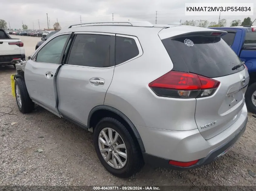 KNMAT2MV3JP554834 2018 Nissan Rogue S/Sv