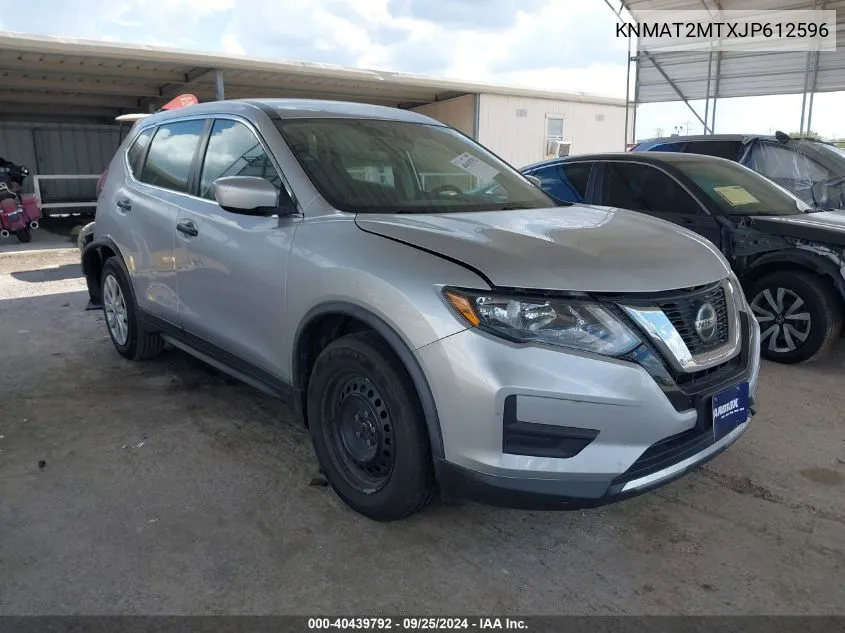 2018 Nissan Rogue S VIN: KNMAT2MTXJP612596 Lot: 40439792