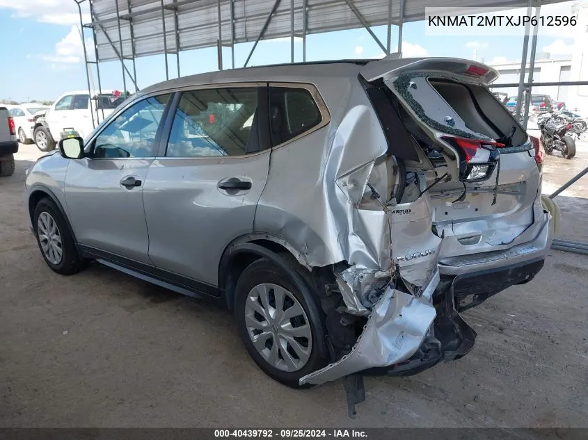 KNMAT2MTXJP612596 2018 Nissan Rogue S