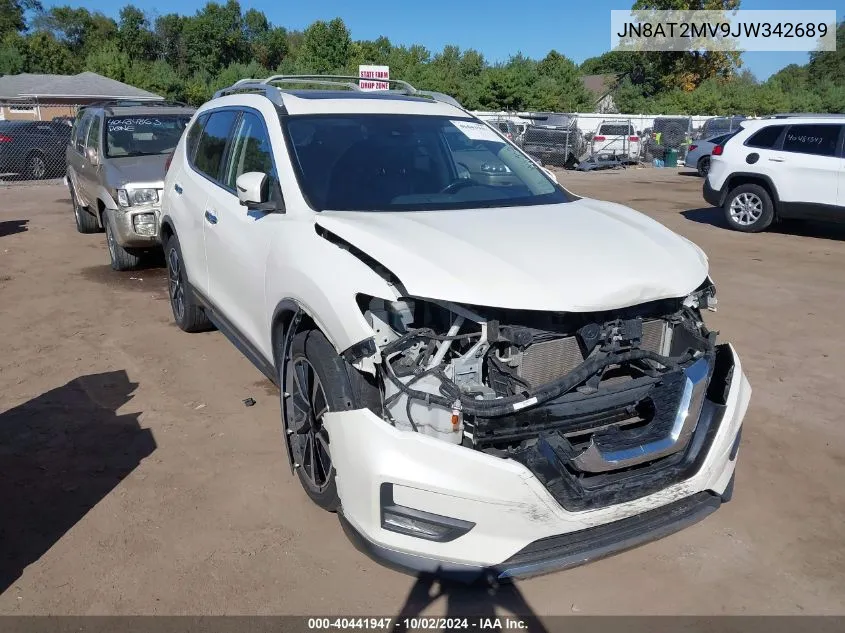 JN8AT2MV9JW342689 2018 Nissan Rogue Sl