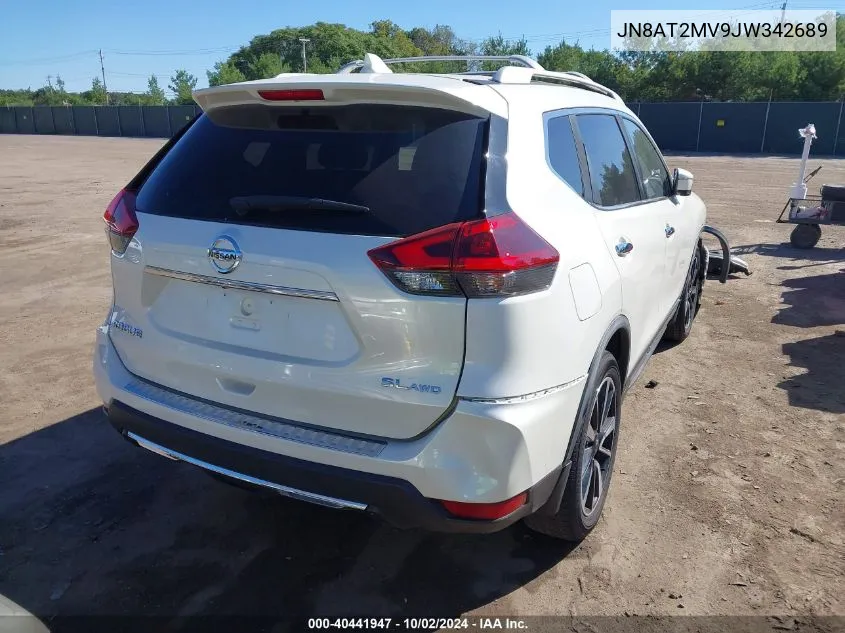 JN8AT2MV9JW342689 2018 Nissan Rogue Sl