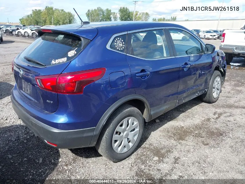 2018 Nissan Rogue Sport S VIN: JN1BJ1CR5JW261518 Lot: 40444013