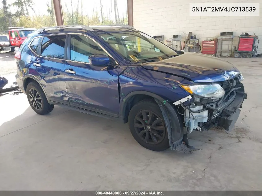 2018 Nissan Rogue Sv VIN: 5N1AT2MV4JC713539 Lot: 40449805