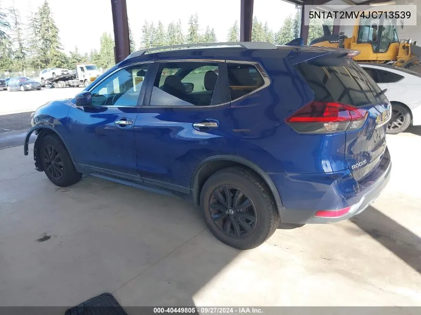 2018 Nissan Rogue Sv VIN: 5N1AT2MV4JC713539 Lot: 40449805