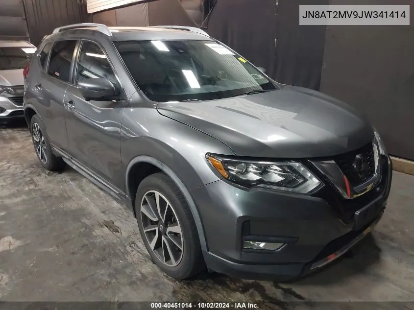 2018 Nissan Rogue Sl VIN: JN8AT2MV9JW341414 Lot: 40451014