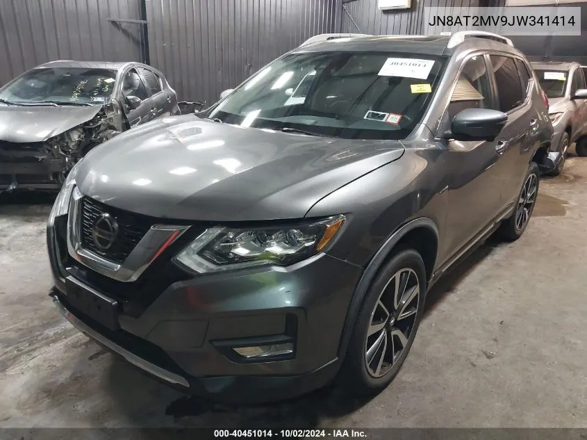 JN8AT2MV9JW341414 2018 Nissan Rogue Sl