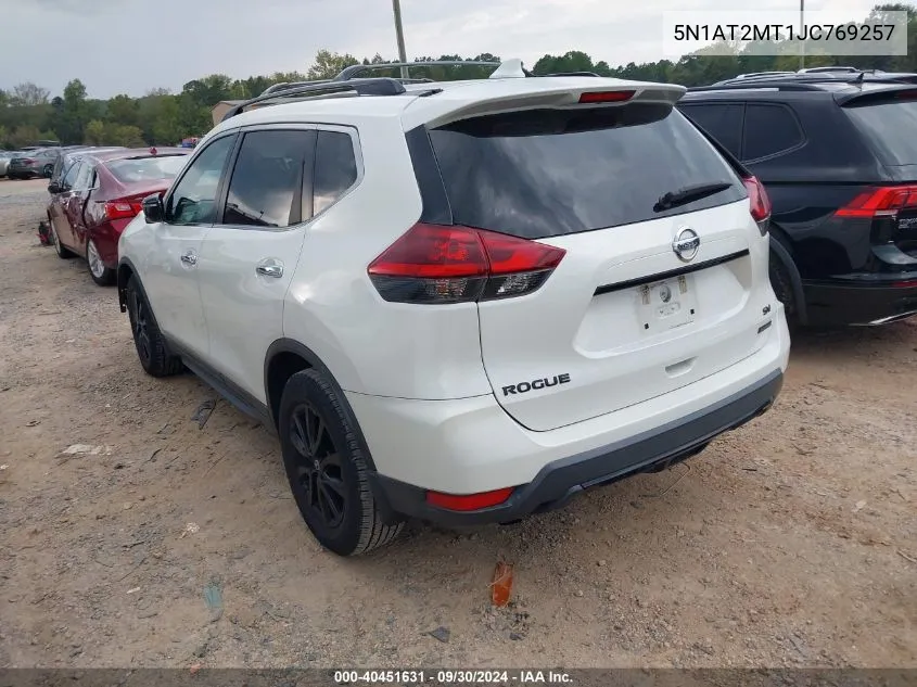 5N1AT2MT1JC769257 2018 Nissan Rogue Sv