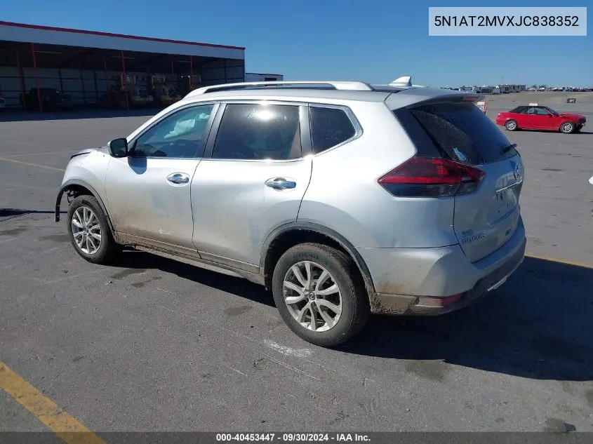 5N1AT2MVXJC838352 2018 Nissan Rogue Sv/Sl