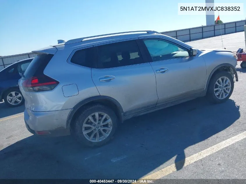 5N1AT2MVXJC838352 2018 Nissan Rogue Sv/Sl