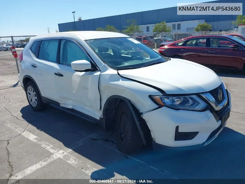 2018 Nissan Rogue S VIN: KNMAT2MT4JP543680 Lot: 40460541