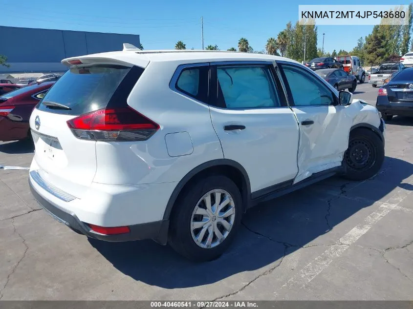 KNMAT2MT4JP543680 2018 Nissan Rogue S